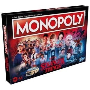 Season 4 Monopoly:Netflix Stranger Things Edition Board Game Complete/Open Box